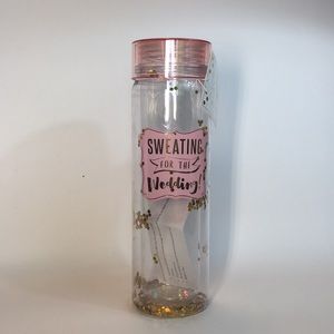 Sweating for the Wedding Water Bottle